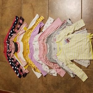 Lot of long and 3/4 length 5/5T shirts
